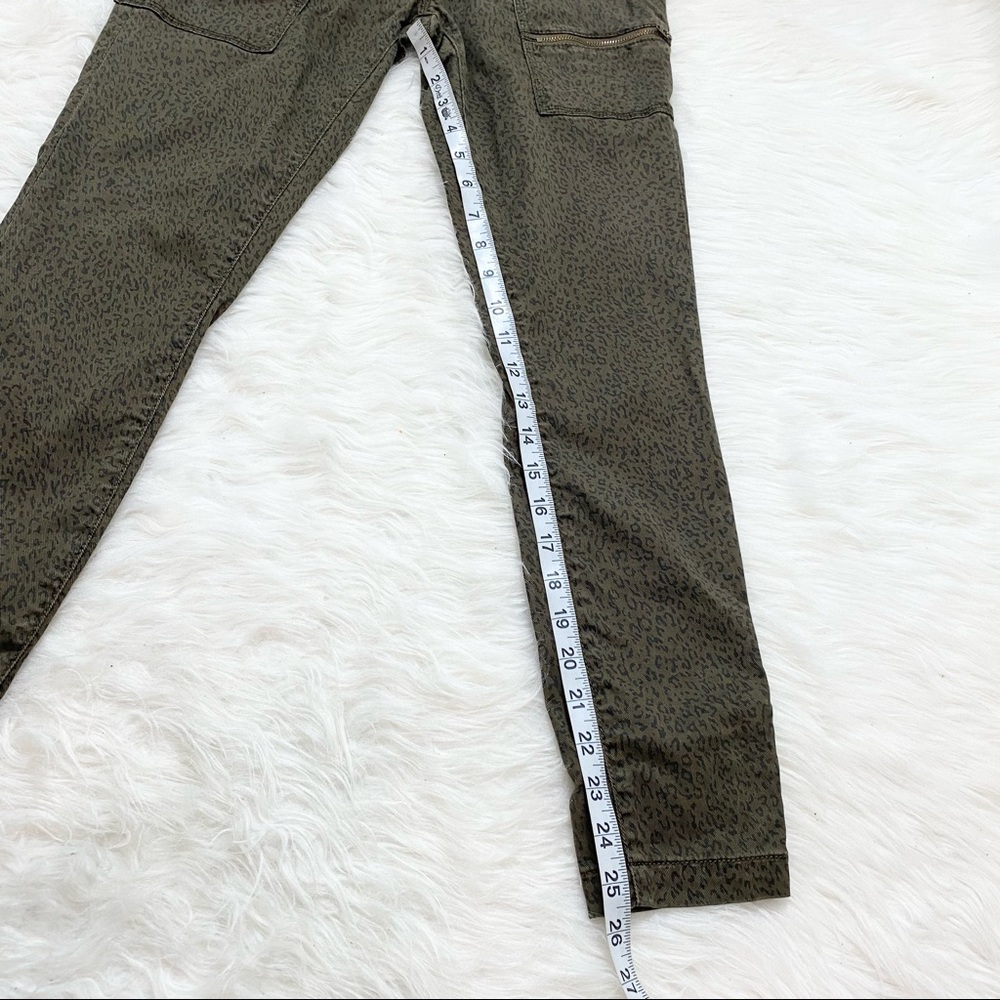 JOIE Green Leopard Print Skinny Jeans - Picture 7 of 7